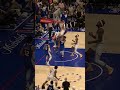 CLEAR THE LANE for Donte DiVincenzo 😤 #knicks #shorts #nbaplayoffs #dunk #slam #jam