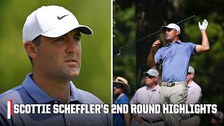 Scottie Scheffler's HIGHLIGHTS from the Round 2 of the FedEx St. Jude Championship ⛳️ | Golf on ESPN