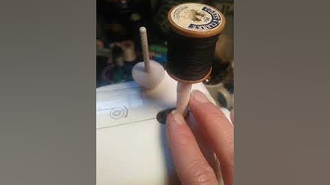 Winding Thread Onto Old Spools 3- Easy