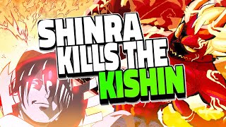 Fire Force Shinra God Form vs The Kishin