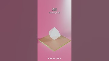 Satisfying Fluid Simulations Viscosity Test from 0.02 (water) to 1 #animation #art #shorts