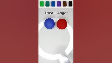 What color do mixed emotions make? #colormixing #mixingthings#satisfying #insideout