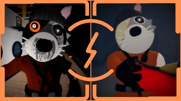 Original Piggy Jumpscares Vs. Piggy (Distorted) Raid Jumpscares.