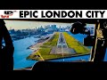 Piloting the Air Antwerp Fokker 50 to London City | Cockpit Views!