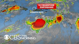 Crews are inspecting buildings in puerto rico to make sure they're
safe after a magnitude 6.0 earthquake hit near the island last night.
quake was felt a...