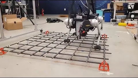 Hierarchical Experience-informed Navigation for Multi-modalQuadrupedal Rebar Grid Traversal