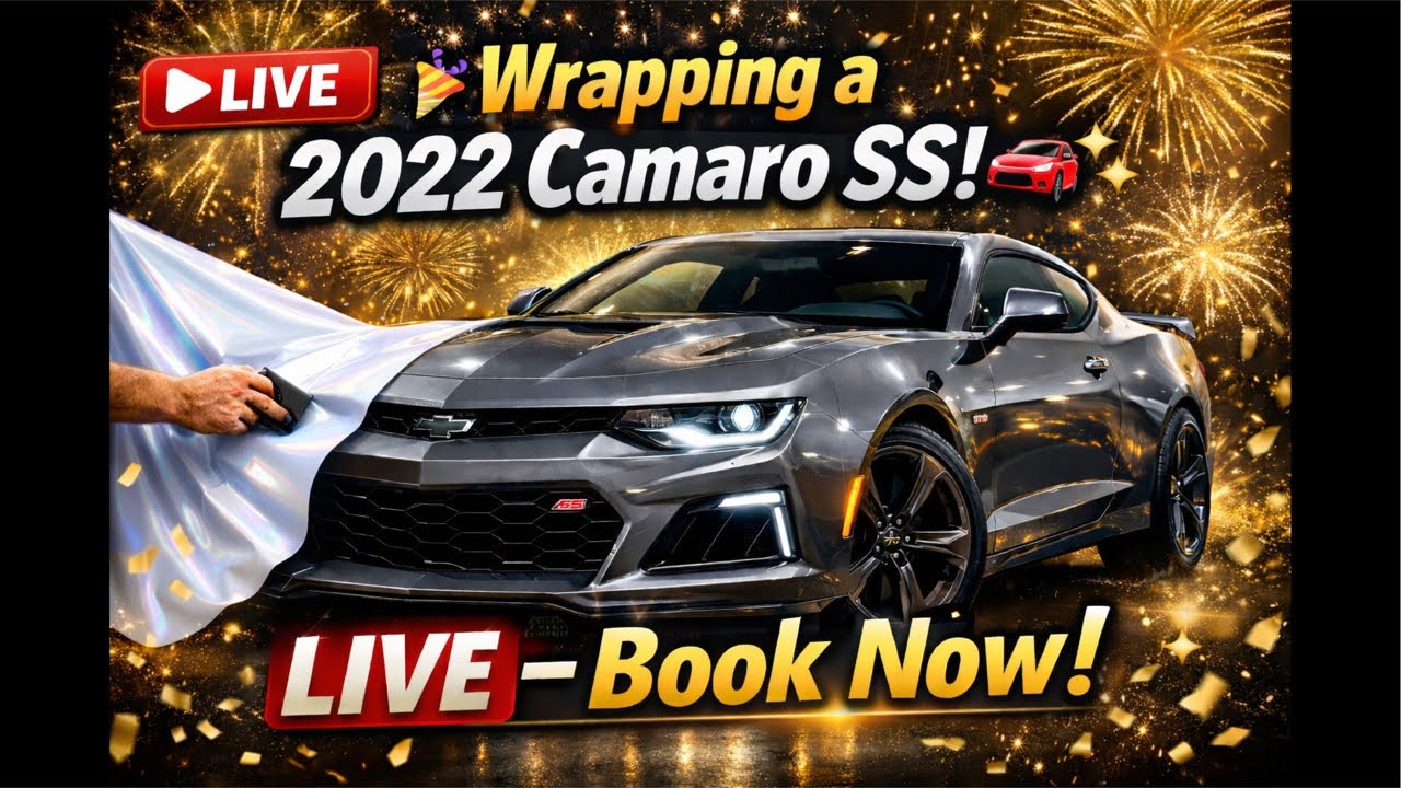 🔥 How to Wrap 2014–2022 Camaro SS Doors (Step-By-Step) 🚗✨ 
