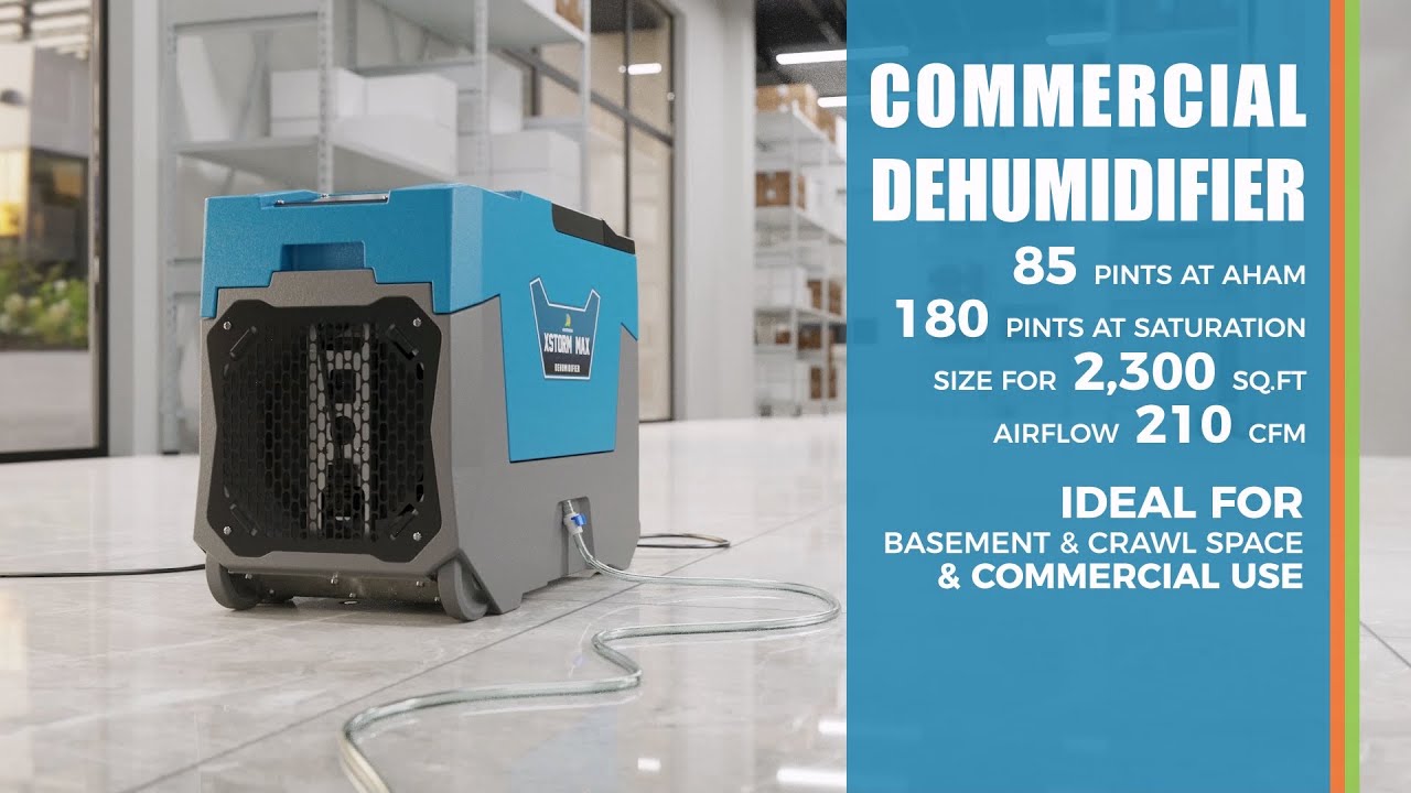 Argendon XStorm Max Commercial/Industrial Dehumidifier