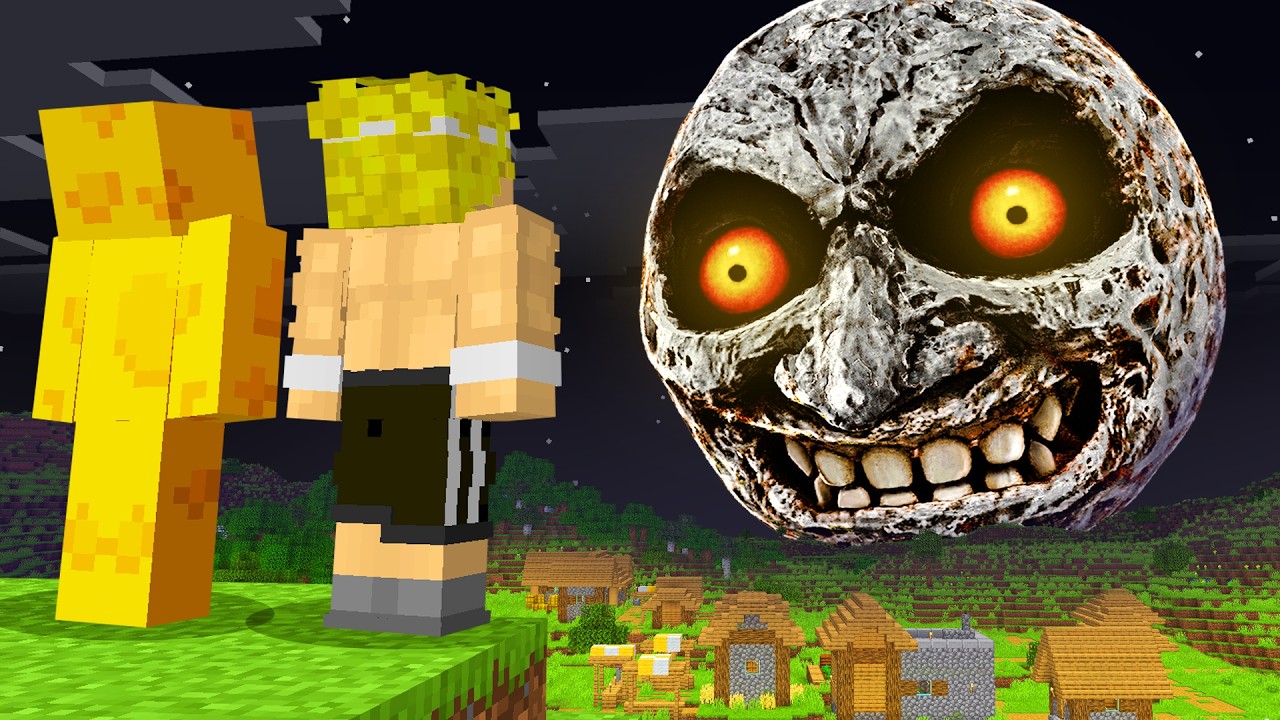 Sobreviví a LUNAR MOON en Minecraft...