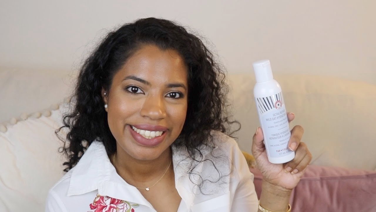 FIRST AID BEAUTY ULTRA REPAIR WILD OAT HYDRATING TONER YouTube