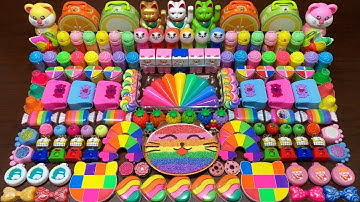 RELAXING WITH CLAY PIPING BAG & ENJOY FOAM and GLITTER | Mixing Random Things Into Slime #1929