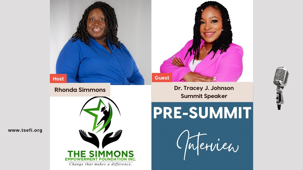 Pre Summit Interview with Dr  Tracey J  Johnson Summit Speaker