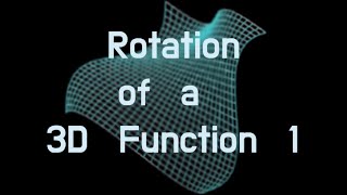 3D Gaming Engine Mathematics - Rotation of a 3D Function