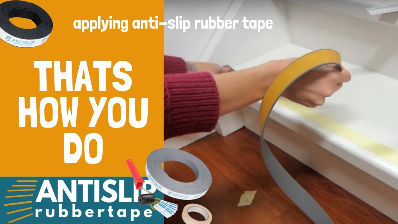 Verrassend Application video antislip trap strip tape - YouTube WB-91