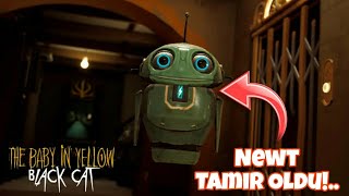 Robot Newt Tami̇r Oldu.. The Baby İn Yellow Black Cat