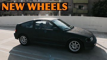 Honda CRX build part 2 | New wheels!