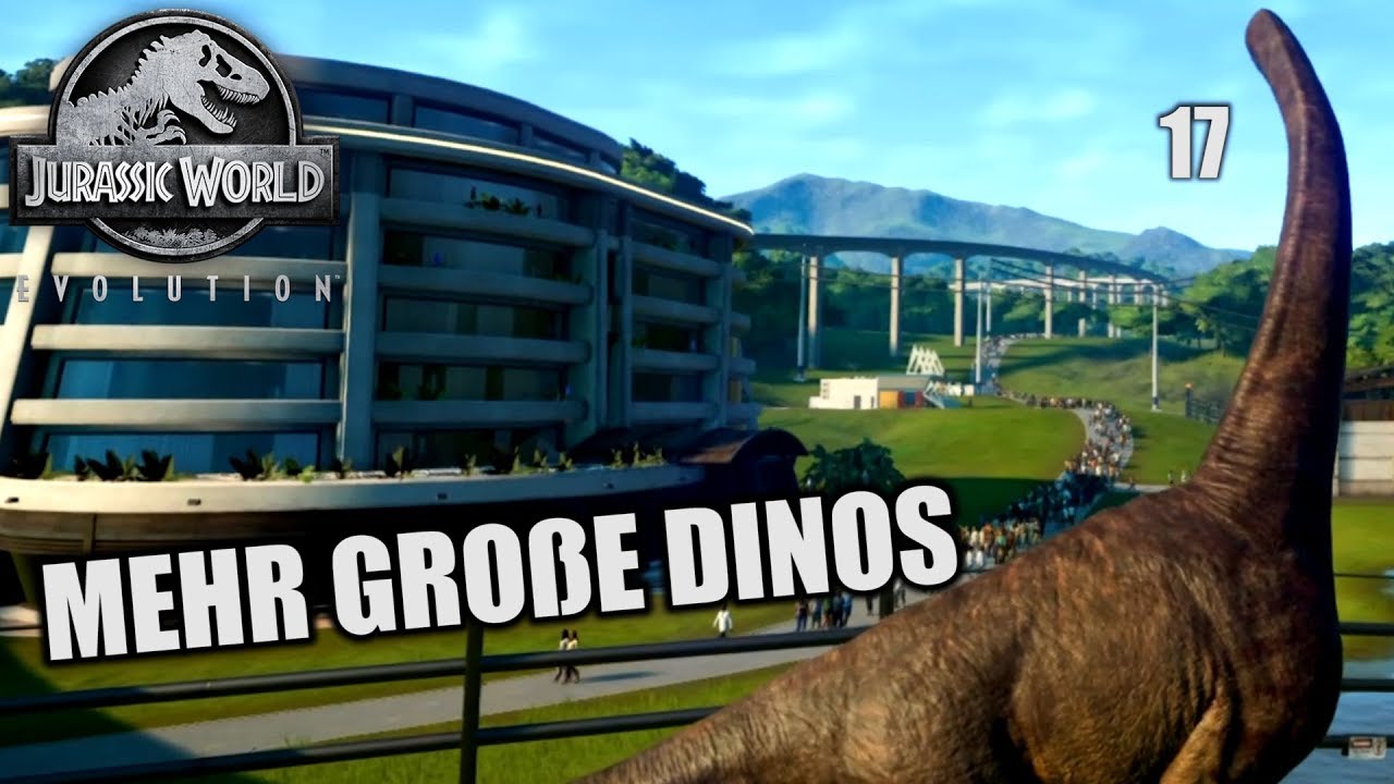 Jurassic World Evolution Deutsch #17 Mehr große Dinos | Let's Play ...