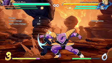 DRAGON BALL FighterZ Ginyu blockstring