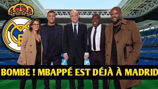 🚨 MAINTENANT! MBAPPÉ EST ARRIVÉ À MADRID! IL A DÉJÀ UNE DATE DE PREMIÈRE! NOUVELLES DU REAL MADRID