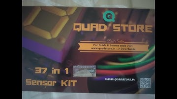 Quad Store – 37-in-1 Sensor Modules Kit Unboxing By Shashwat Kothari
