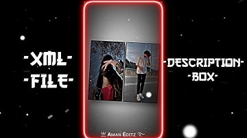 "2 BEST FRIEND new trending video edit alight xml" by Aman Editz 💫 #xml #alightmotion #xml_file