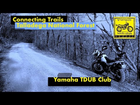 GCRad1 Yamaha TDUB Club Connecting Trails in the Talladega National Forest - The Dirt Way  - Cheaha