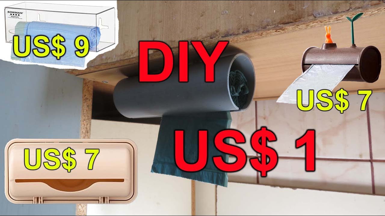 Build a Trash Bag Dispenser  Trash bag, Dispenser diy, Trash