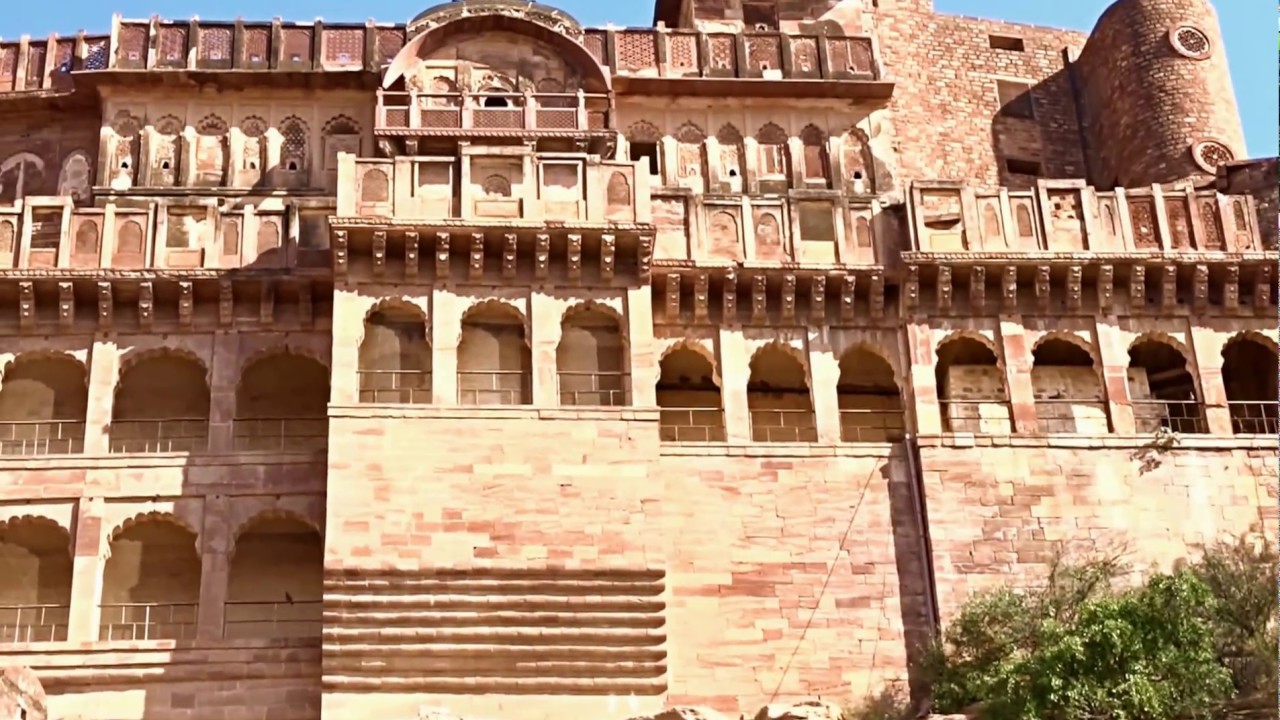 MEHRANGARH FORT( INSIDE VIEW) OF JODHPUR, RAJASTHAN AS ON (06-02-2017