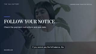 IRS CP14 Notice: Check the Balance Before Your Next Step