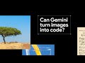Testing Gemini: Turning images into code