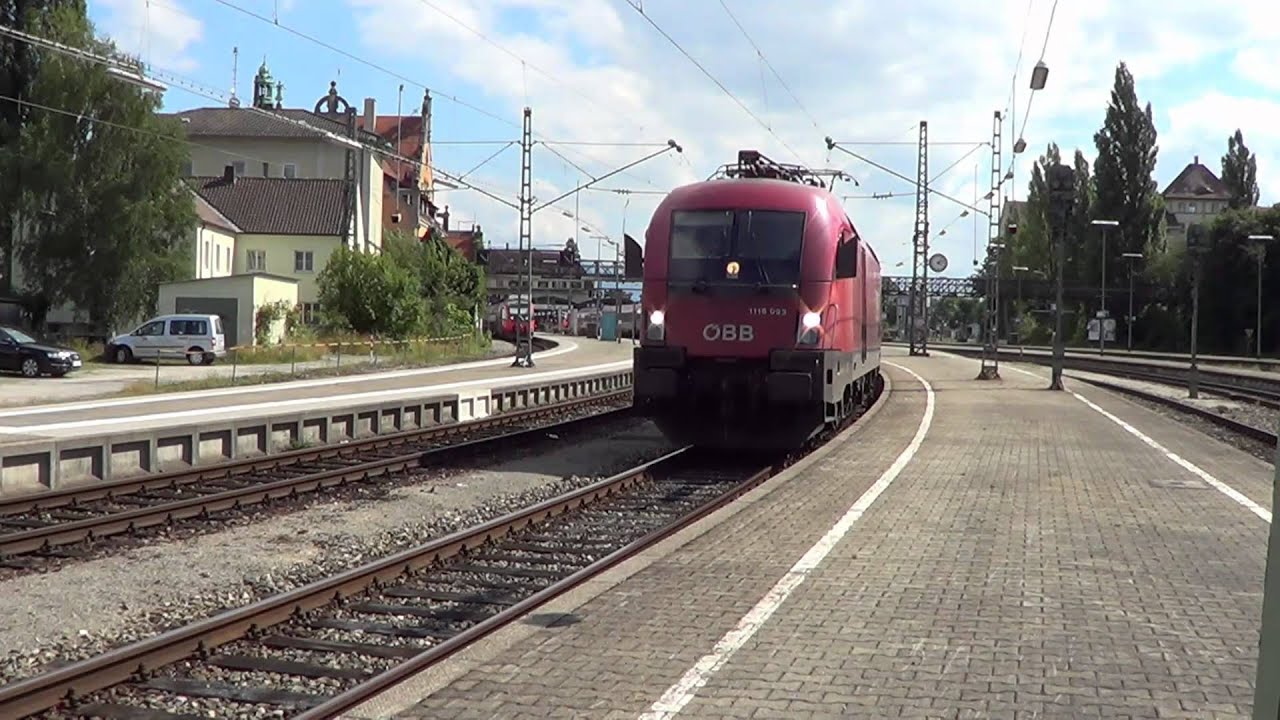 Bahnverkehr von Buchs SG bis Singen am 07.08.12 - Der CH / AT / D Grenze nach!