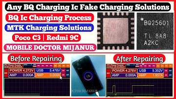 Poco C3 | Redmi 9C Mtk Fake Charging Solution Step by step Fault Finding By @MobileDoctorMIJANUR