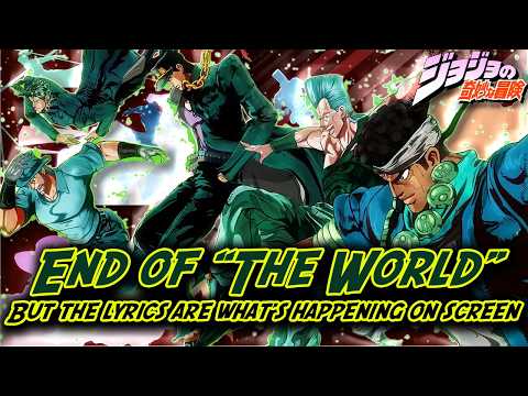 "End of The World" But The Lyrics Are What's Happening On Screen