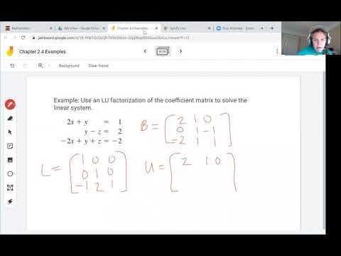 Math 250 LU Factorization - YouTube