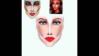 Face chart art