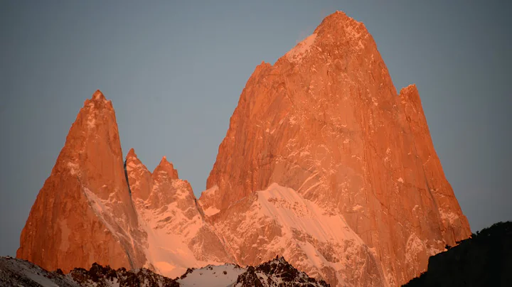 Fitz Roy Sunrise From El Chalten Patagonia