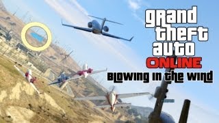 GTA Online (GP Mafia Crew) - 8 Planes, 1 Checkpoint