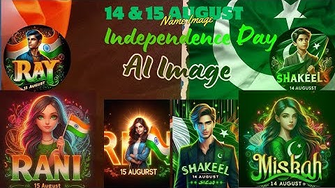 Make 14 & 15 August Independence Day Dpz Editing II Bing ai image Generator #video #aiphotoediting