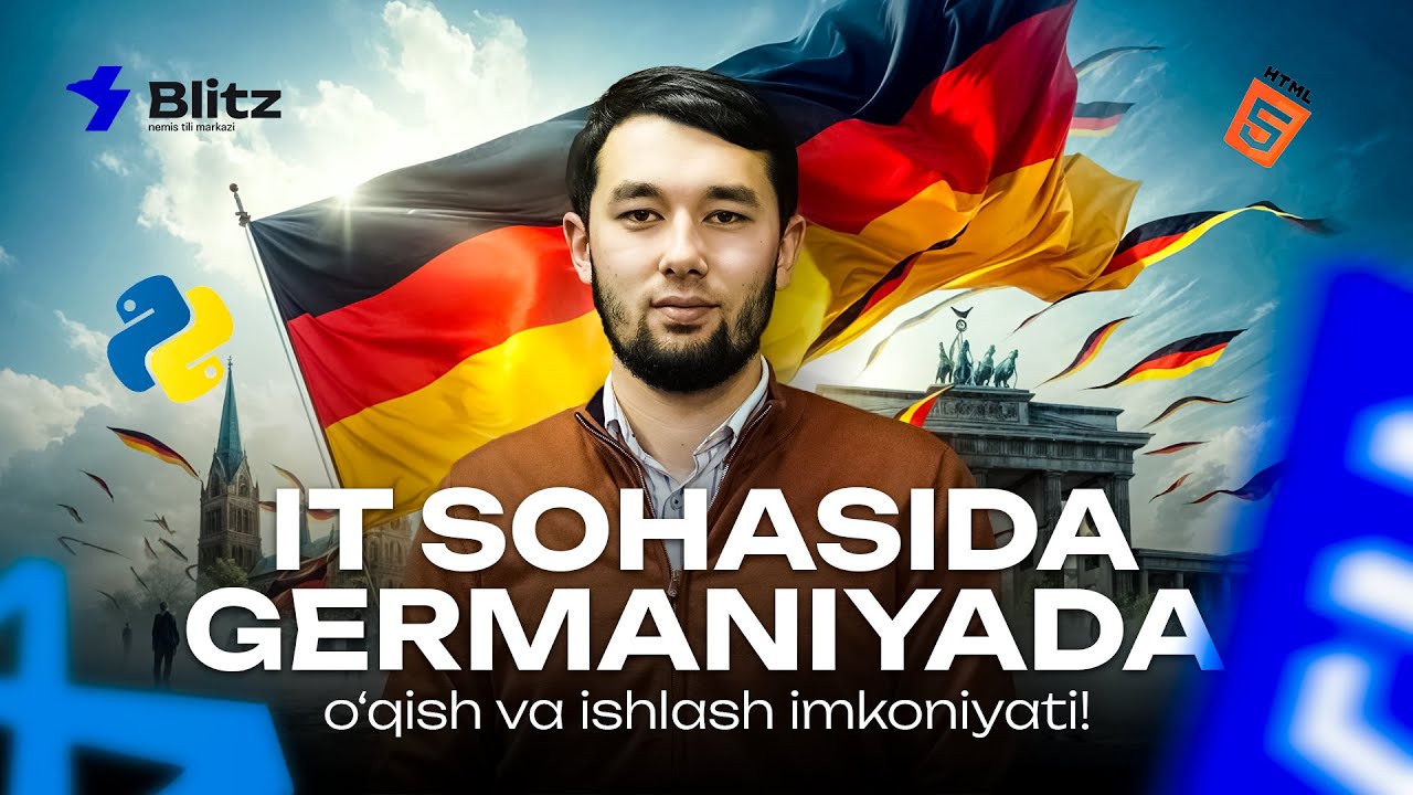 IT sohasida Germaniyada o‘qish va ishlash imkoniyati! | Germaniyaga yo'l