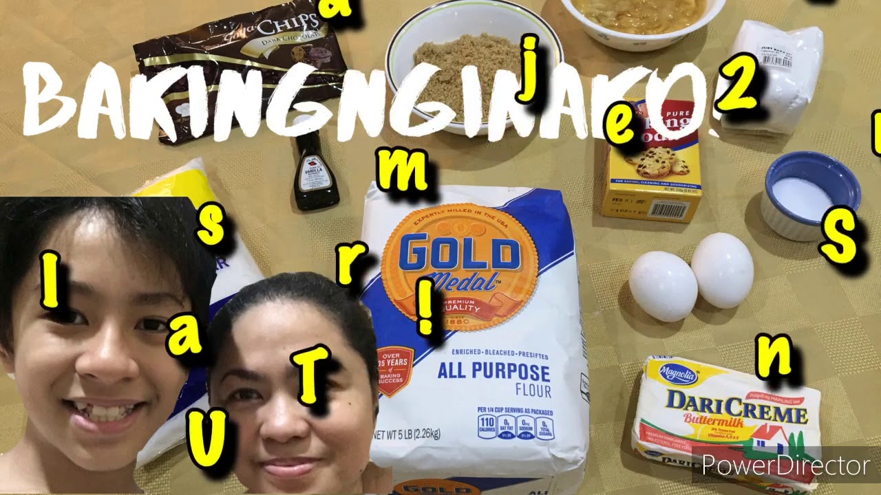 Baking 101 1st time baking with mom Jen - YouTube