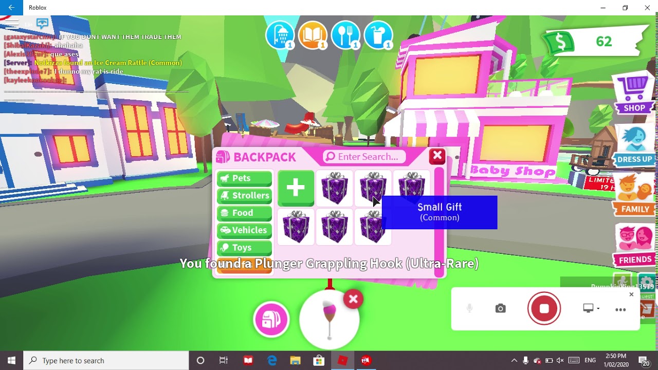 OPENING ADOPT ME GIFTS UNTIL I GET THE LEGENDARY HOUSE CAR! Part 2