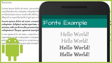 How to Use Custom Fonts as Resources in Android Studio (Incl Toolbar)