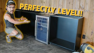 Cabinet Install Day!! | Basement Bar Build Part 5
