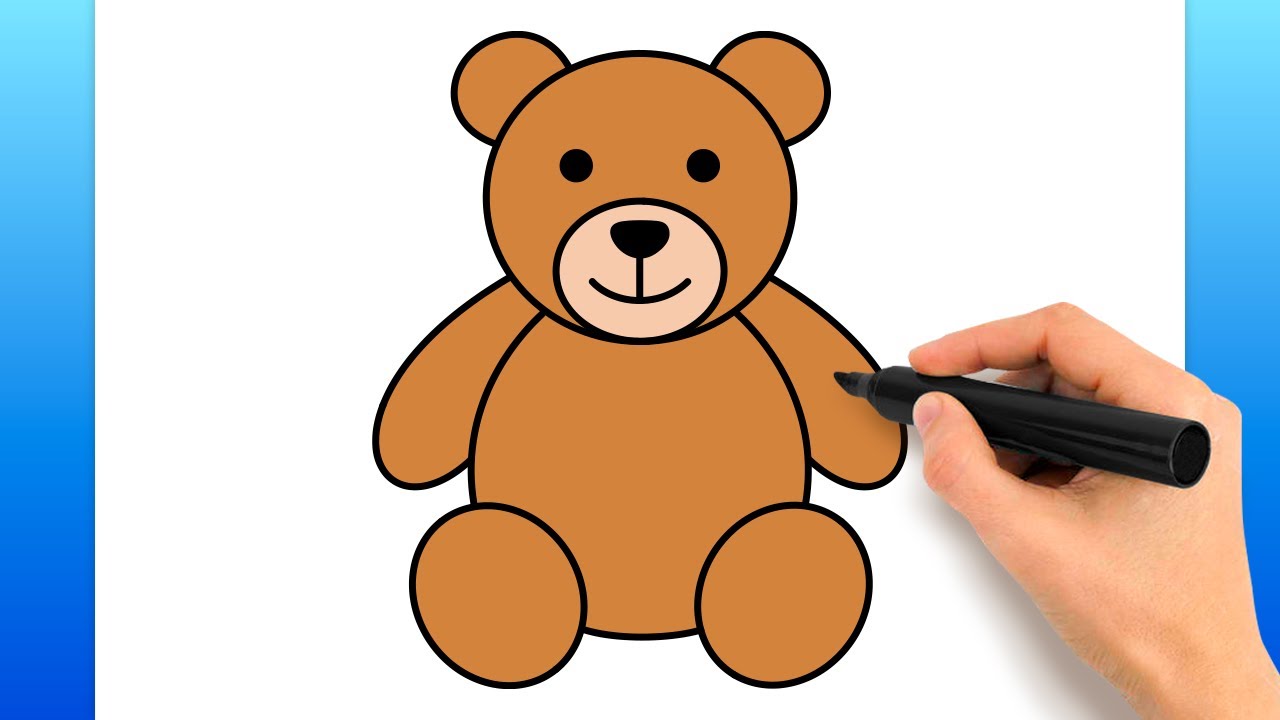 How To Draw A Teddy Bear, Step by Step, Drawing Guide, by Dawn - DragoArt