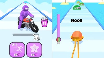 Rope Man Run | Byke Man Rope - All Levels - (Android, iOS)- Walkthrough Gaming