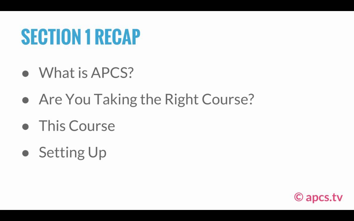 Lecture 3 - Section 1 Recap - YouTube