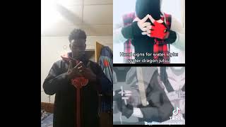 Naruto Hand Signs For The Water Dragon Jutsu