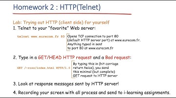 telnet(mac) - using telnet to send HTTP requests (GET/HEAD and bad)