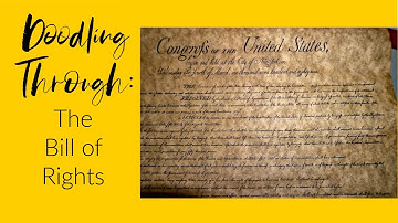 Doodling Through the Bill of Rights: CC Cycle 3 Week 24 History Foundations Memory Work Supplement