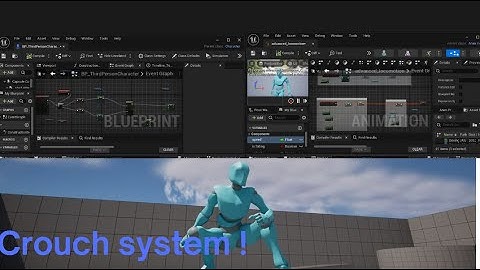 How to create an advanced crouch system in Unreal engine 5 !